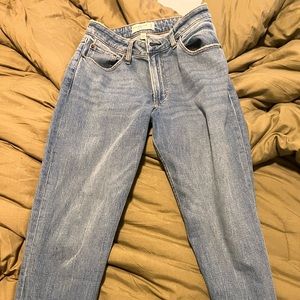 Abercrombie curve love mom jeans